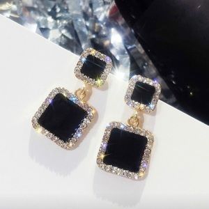 Crystal Geometric Earrings